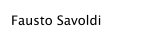 Fausto Savoldi